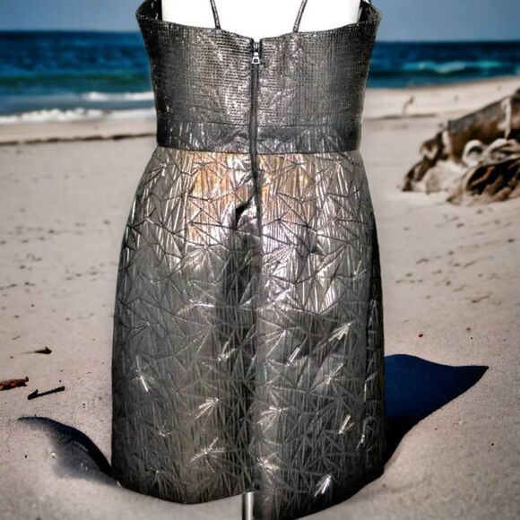 NWT Kay Unger phoebe Gold Dress - Picture 3 of 5